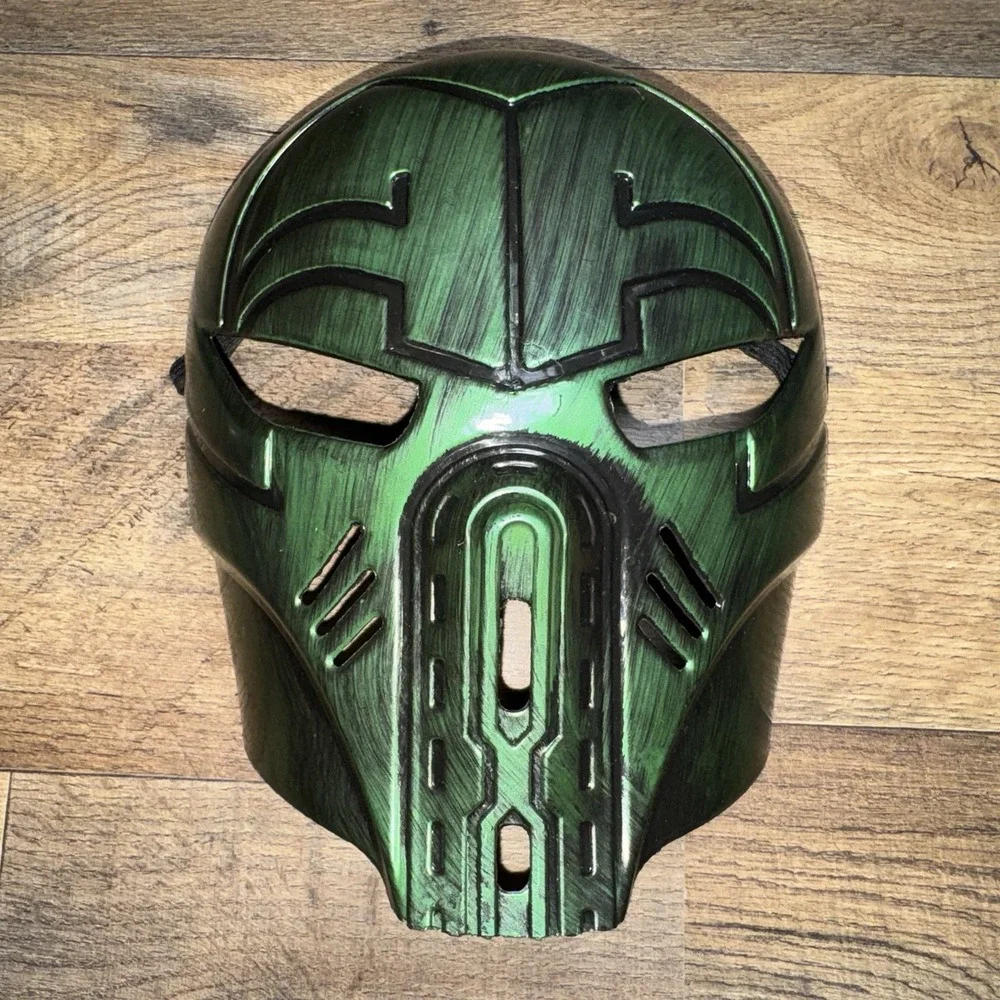 Unbranded Costume Mask & Armor Kids OS Green Marvel Goblin Style